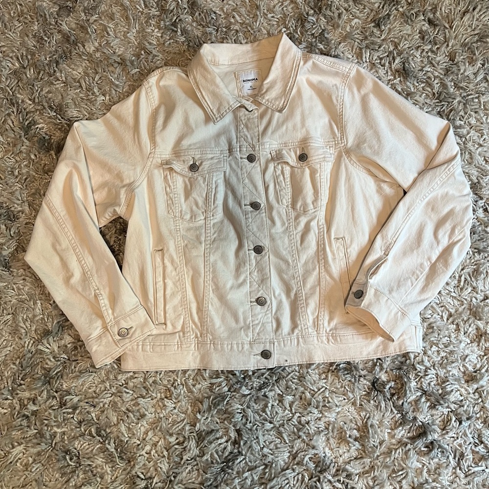 Sonoma Off-White Denim Jacket - Picture 2 of 6